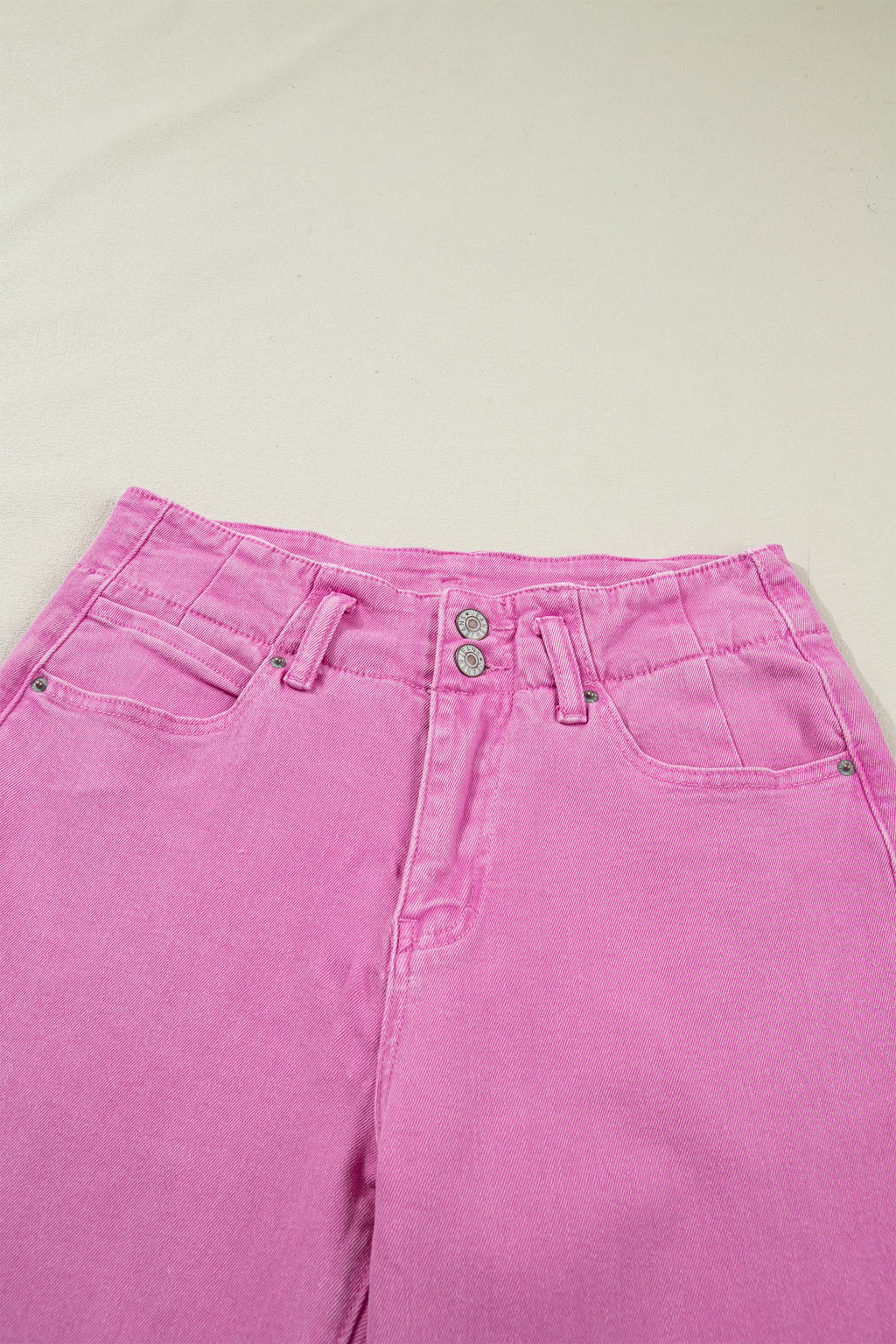 2-Button High Waist Flared Bottom Jeans Bazaare Mart Bottoms/Jeans