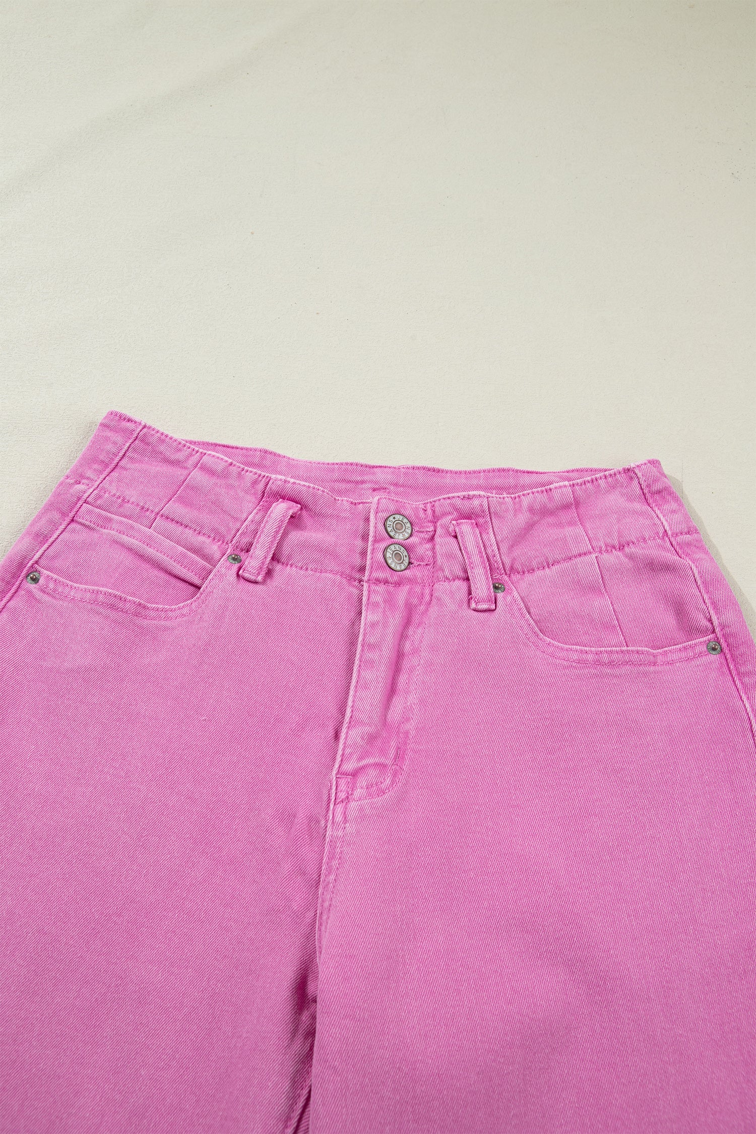 2-Button High Waist Flared Bottom Jeans Bazaare Mart Bottoms/Jeans