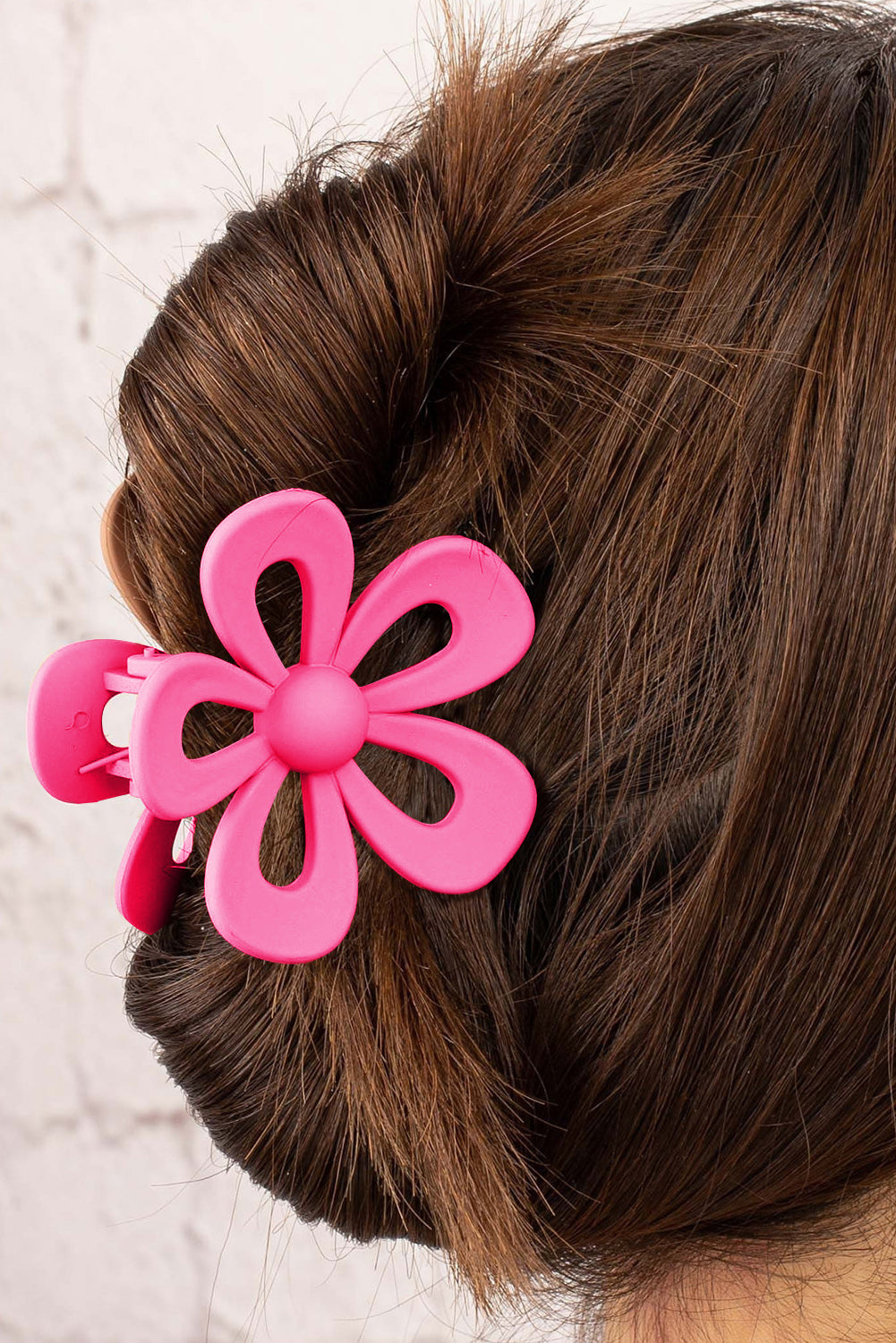 Sweet Hollowed Flower Shape Claw Clip