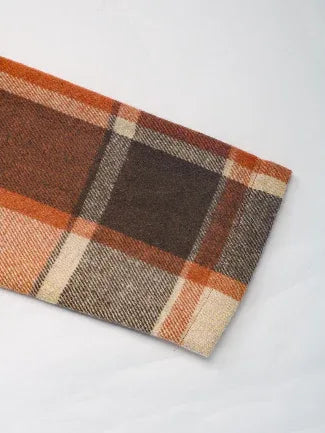 Perfee Plaid Fall Button Up Blazer Bazaare Mart Perfee Plaid Button Down Lapel Collar Blazer