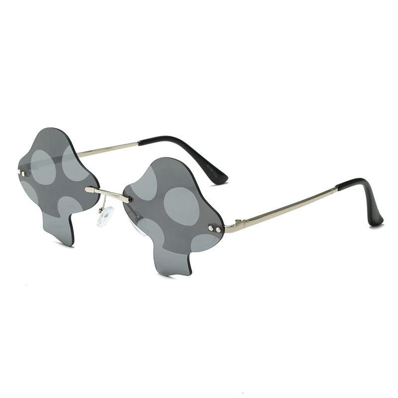 Trendy Rimless Mushroom Sunglasses