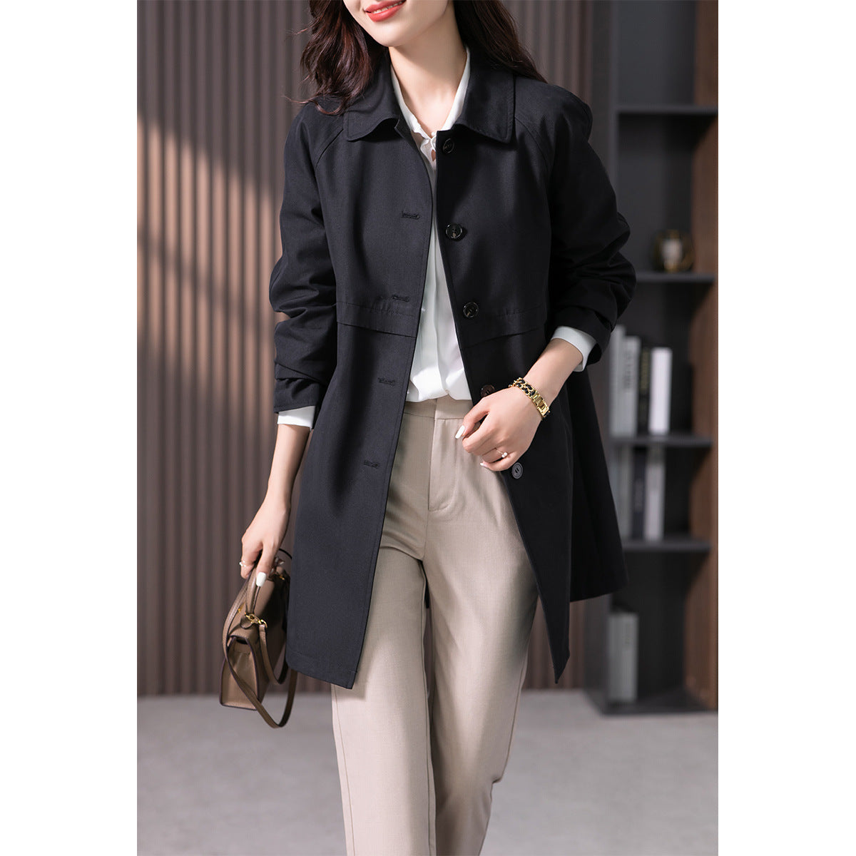 British Mid-length Trench Coat