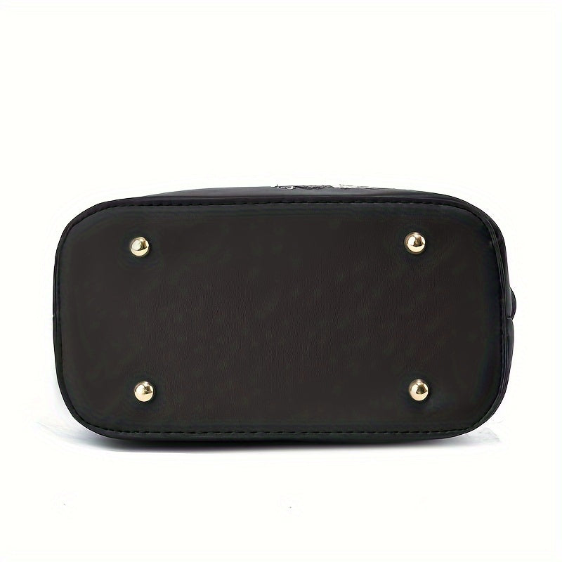 Elegant Floral Embroidered Handbag