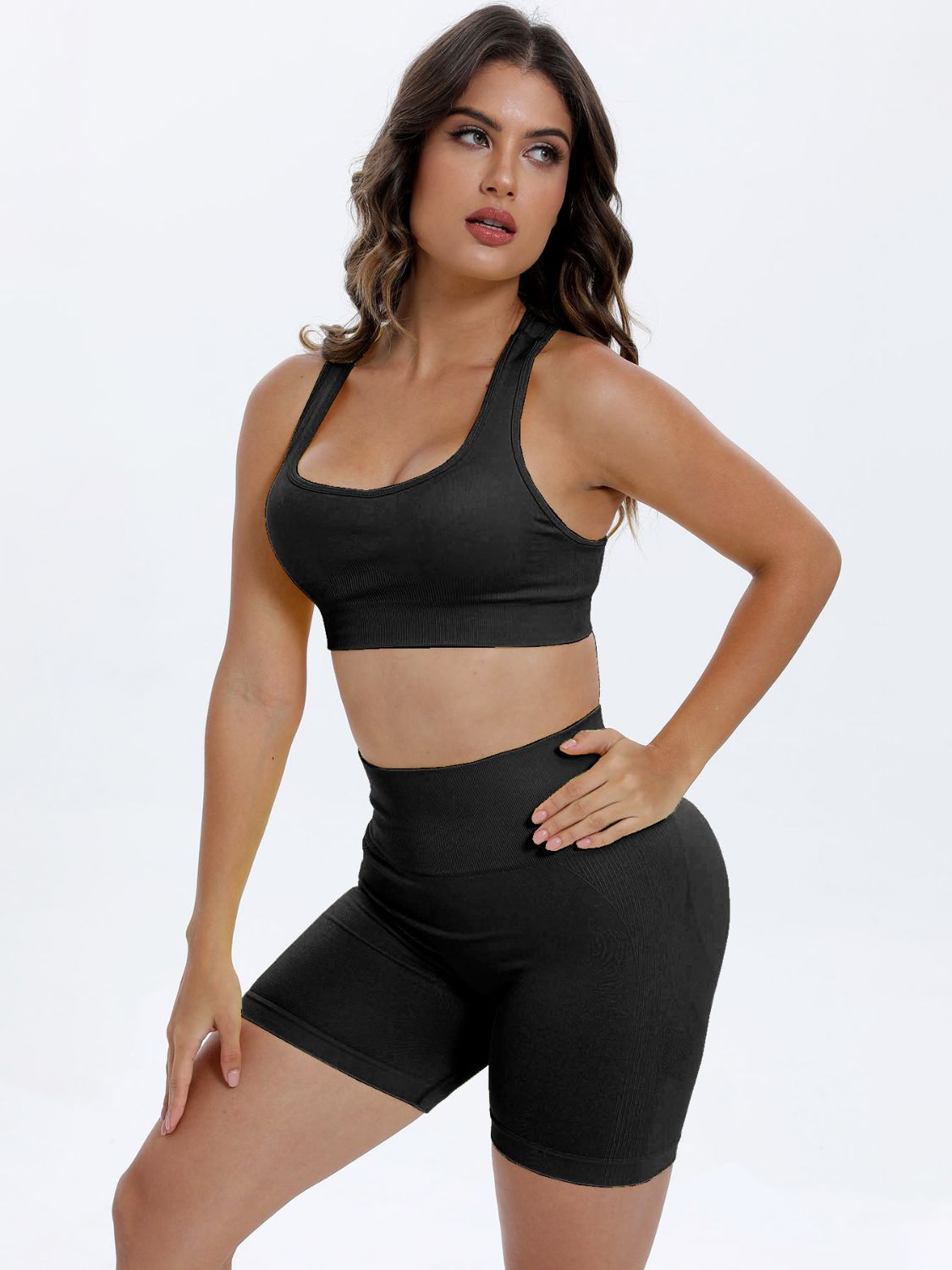 Neon Top and Shorts Active Sets