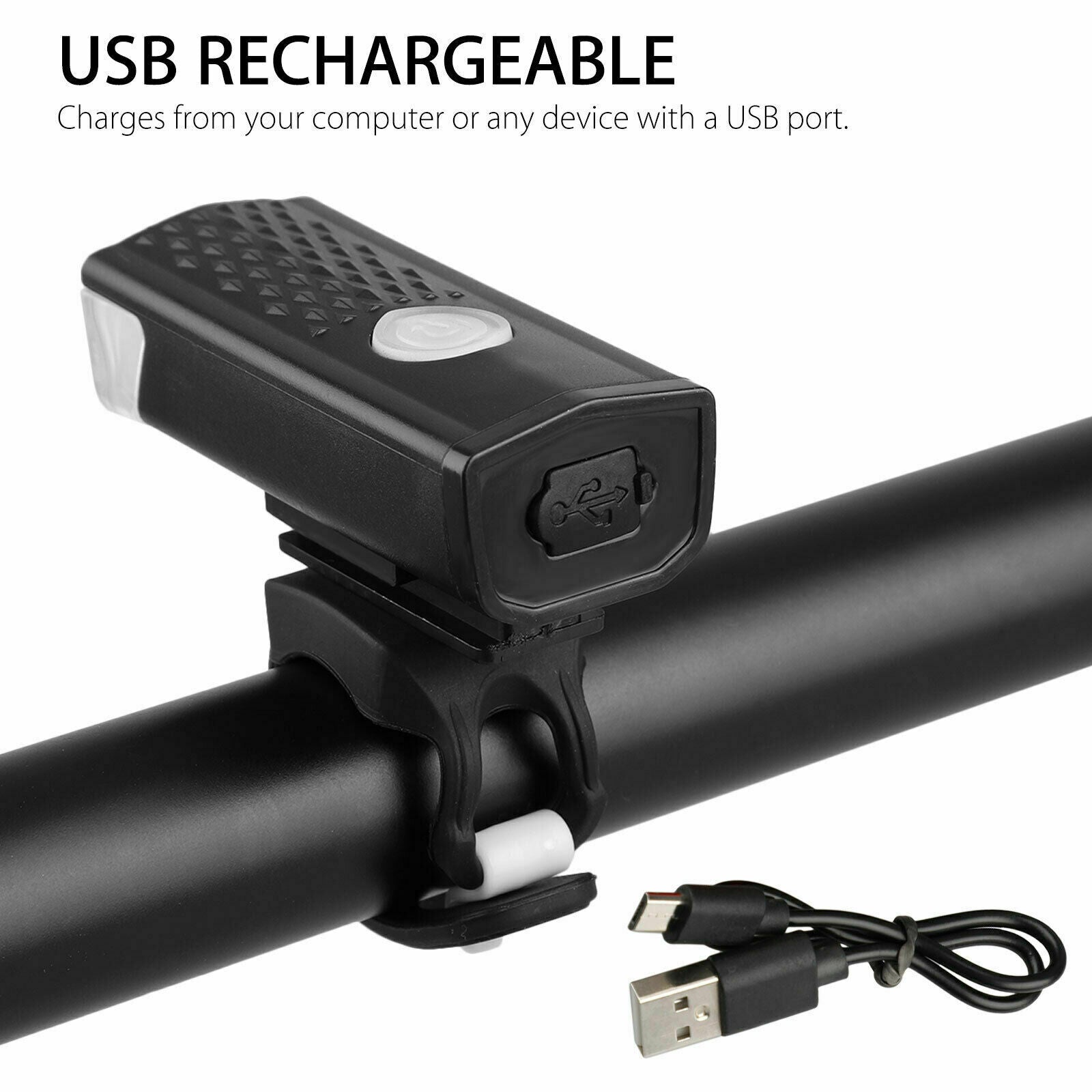 USB LED Bicycle Head and Tail Lights