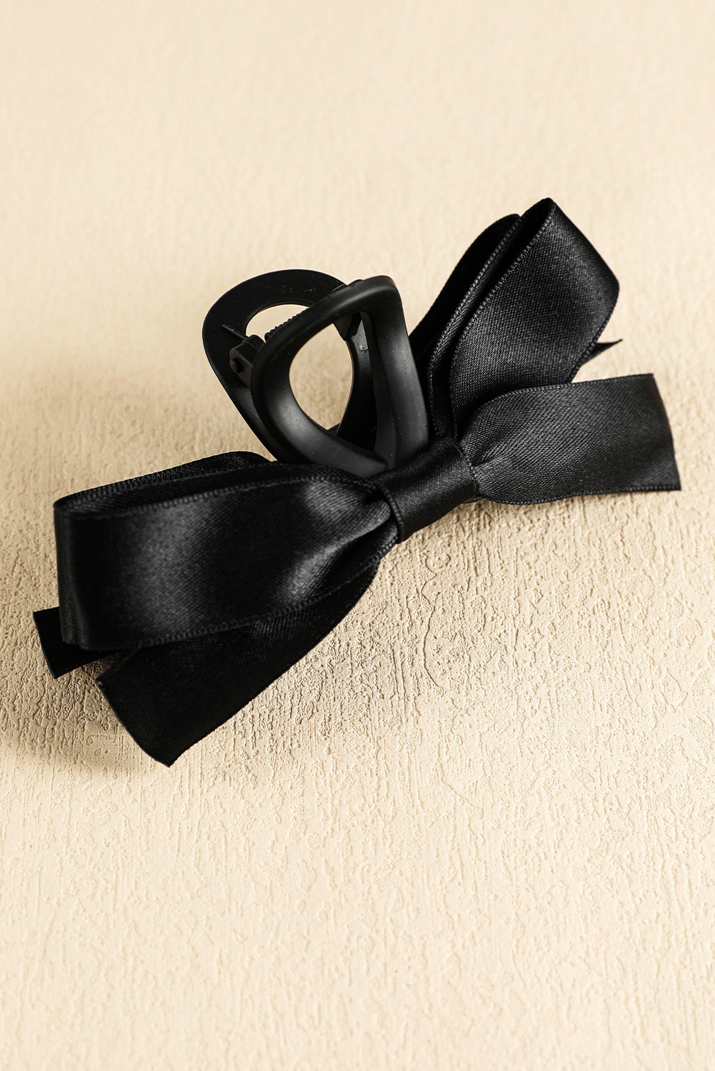 Black Bow Hair Clip