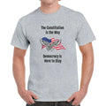 Democracy T-Shirt Sports Grey Bazaare Mart Democracy T-Shirt