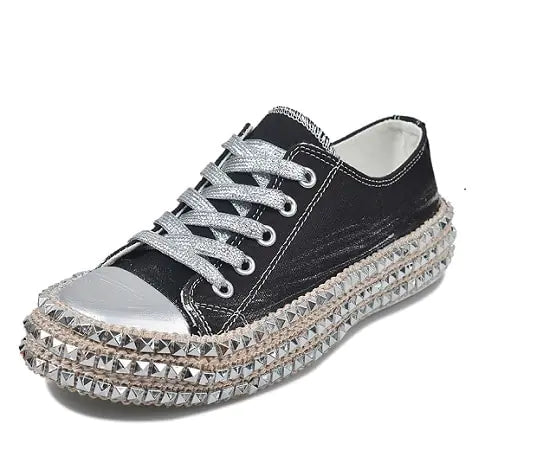 Women Sparkly Canvas Shoes