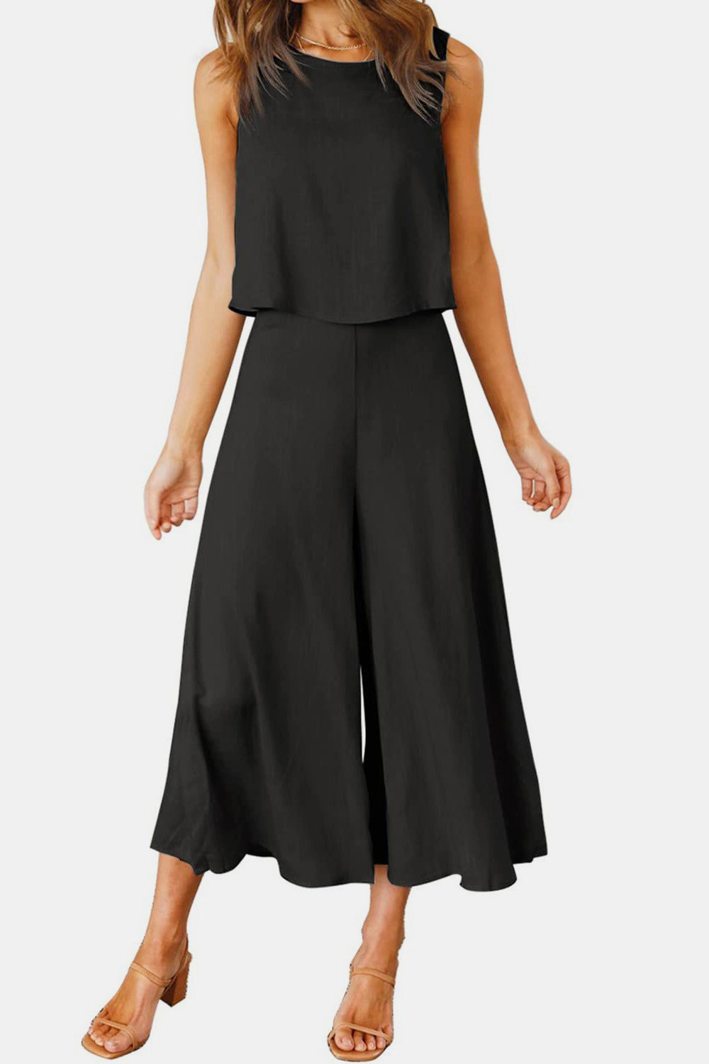 Black Culottes Outfits