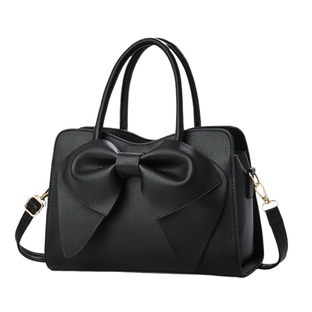 Cute Bow Shoulder Handbag – Women’s PU Leather Crossbody Purse CJ Dropshipping Bow Handbag