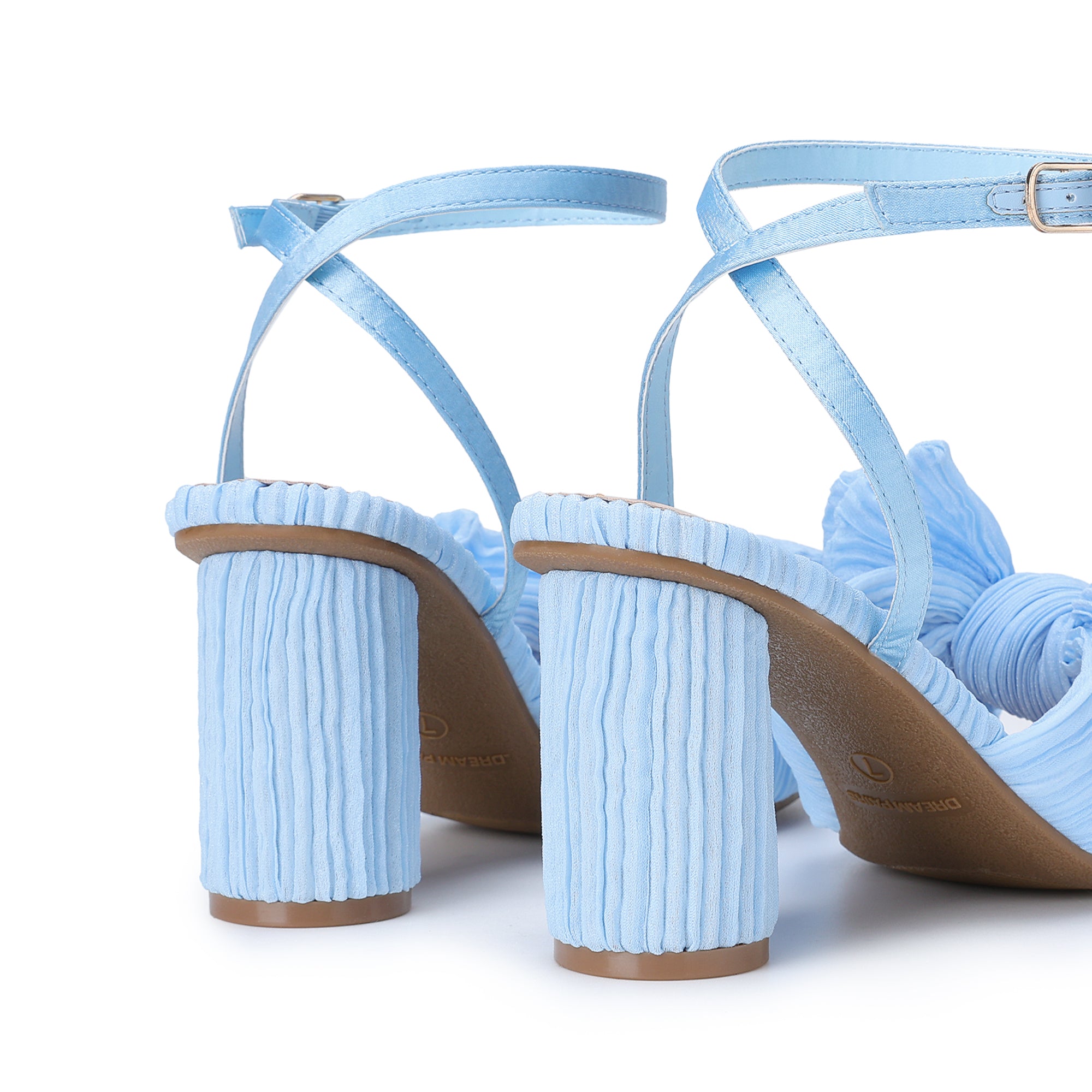 Bow Chunky Heels Dress Sandals