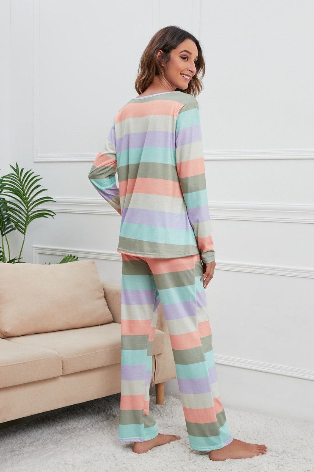 Striped Long Sleeve PJs