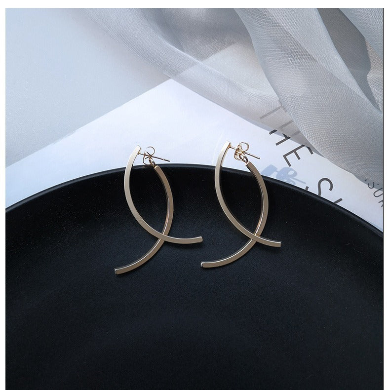 Gold Abstract Earrings