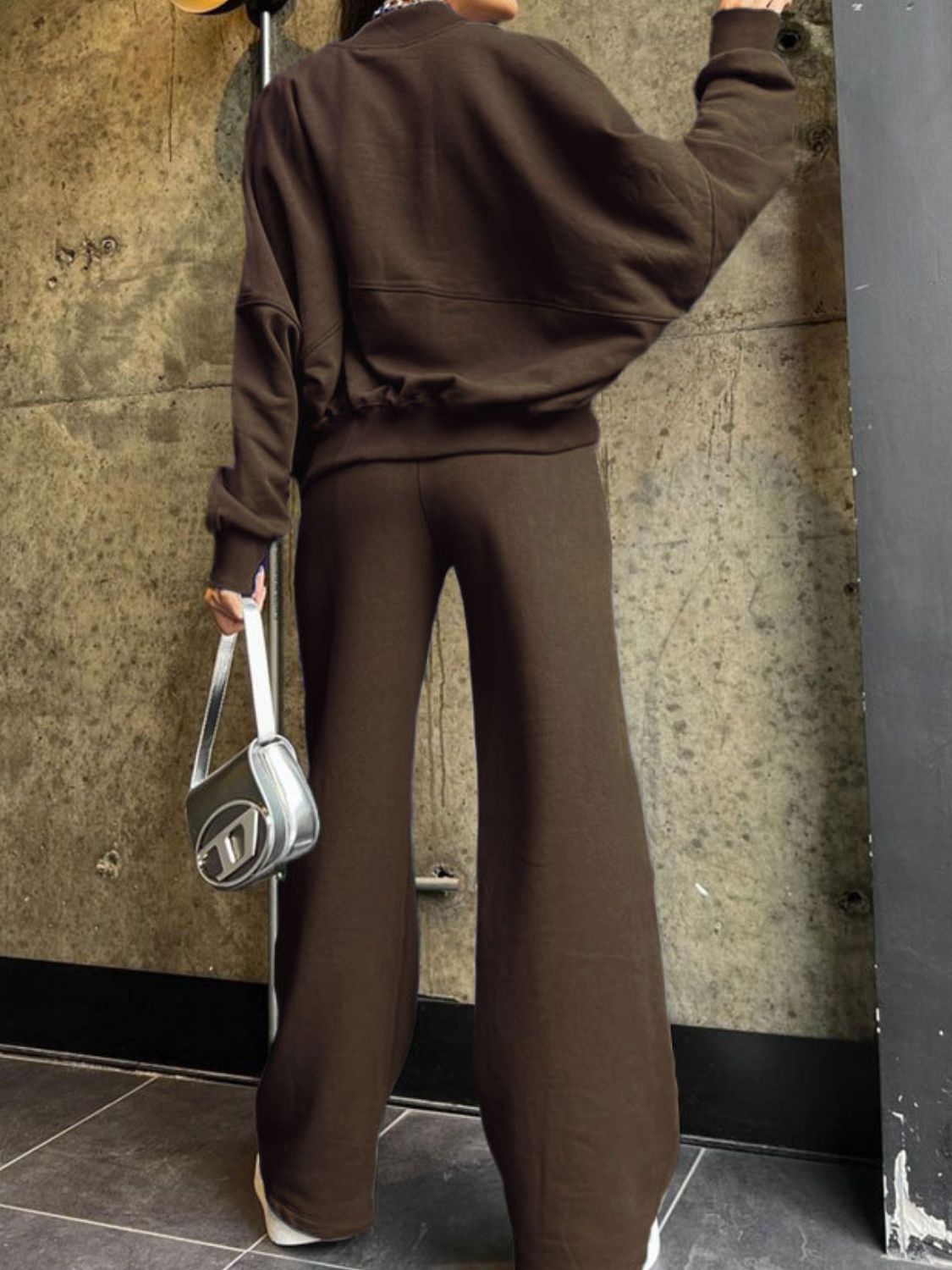 Baseball Zip Up Jacket and Drawstring Pants Set