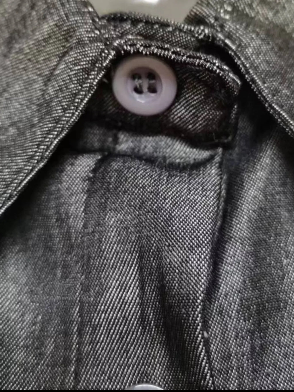 Button-Down Maxi Denim Dress Bazaare Mart Denim Maxi Dress