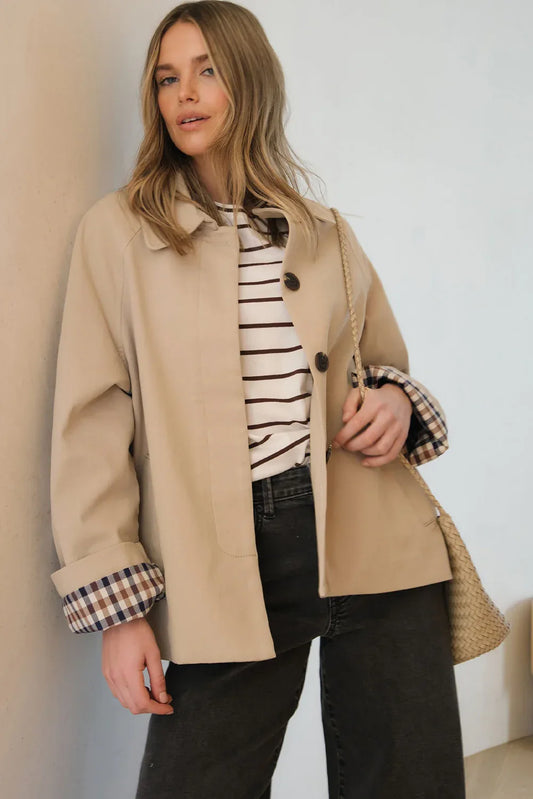 Single Breasted Trench Jacket Bazaarre Mart Outerwear/Coats
