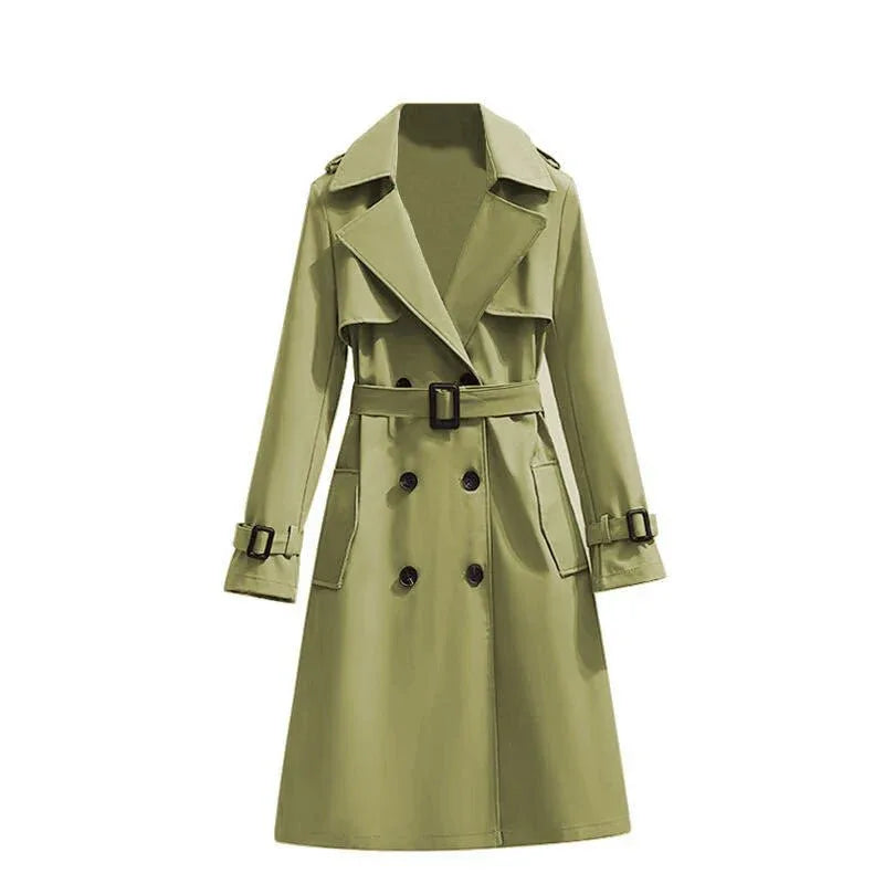 Classic Trench Coat Avocado Bazaare Mart Trench Coat