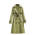 Classic Trench Coat Avocado Bazaare Mart Trench Coat