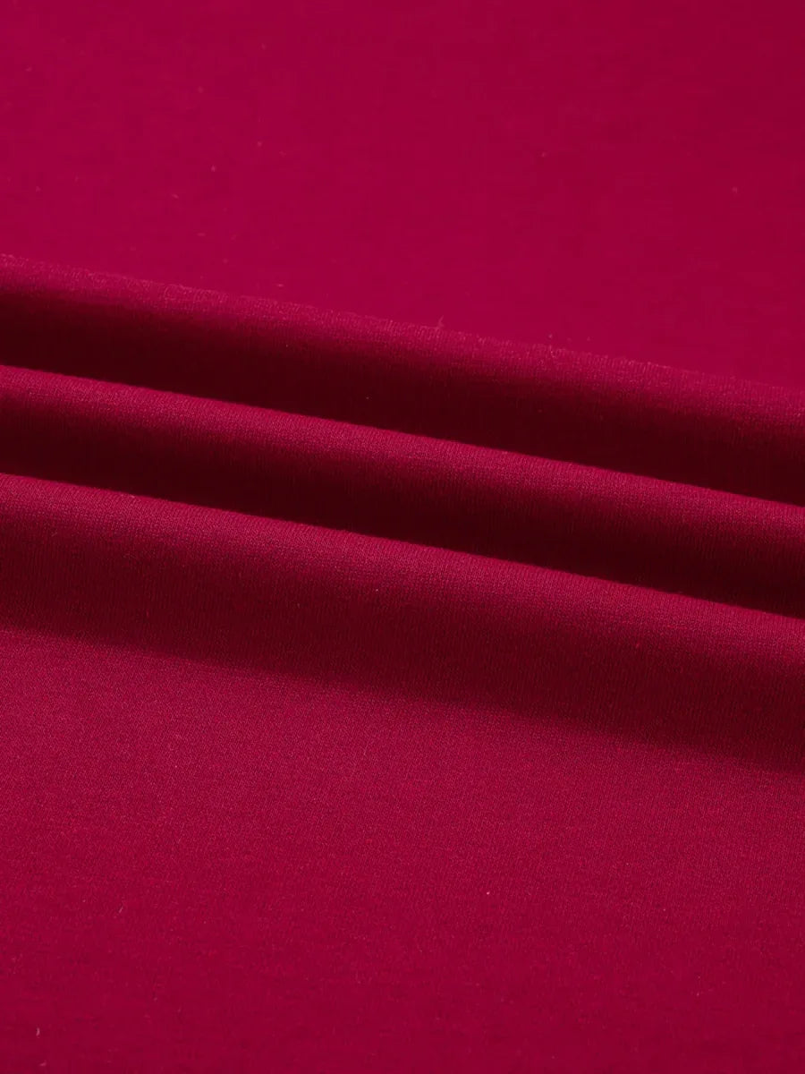 Contrast Striped Bow Detail Drop Shoulder Sweatshirt Dress with Pockets Bazaarre Mart Contrast Striped Bow Detail Drop Shoulder Sweater Dress