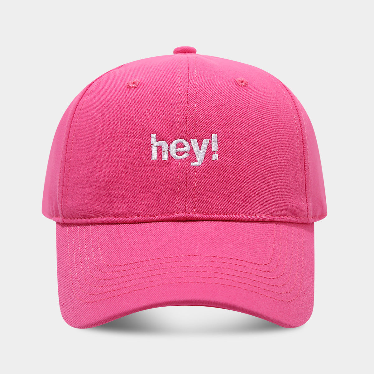Hey Embroidered Baseball Cap