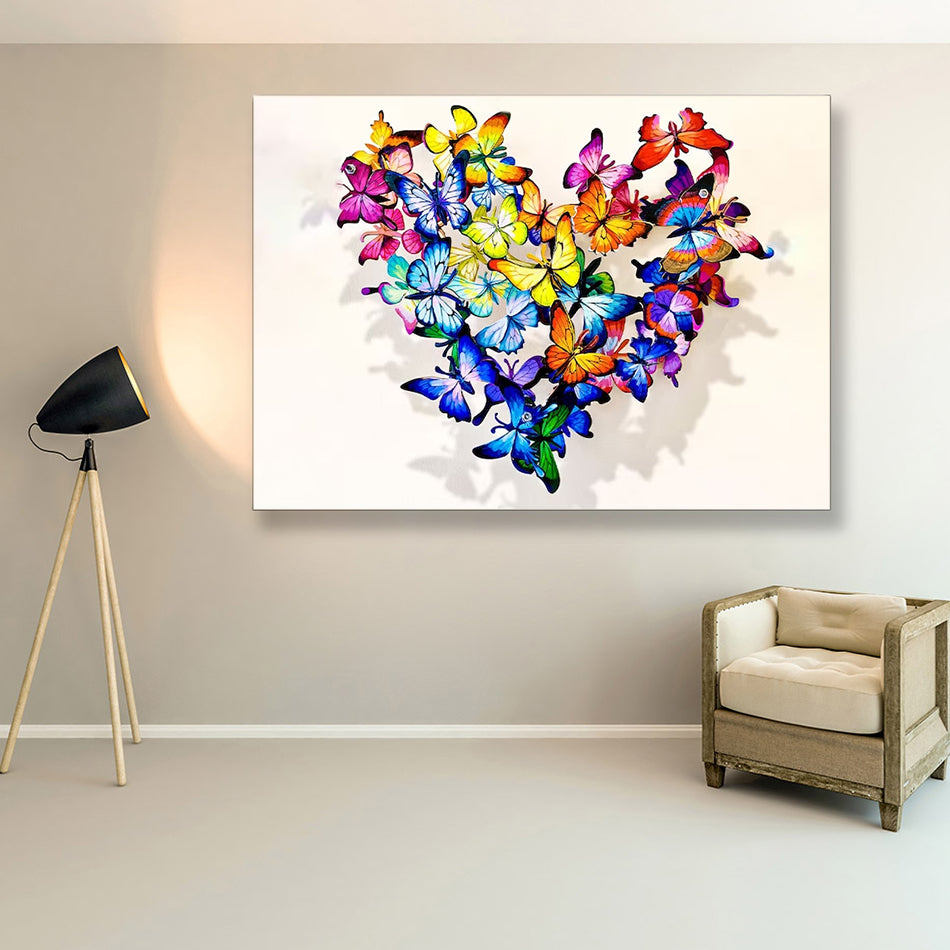 Heart Full of Butterflies Poster - Bazaare Mart