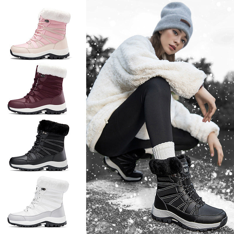 Winter Fleece-lined Non-slip Snow Boots