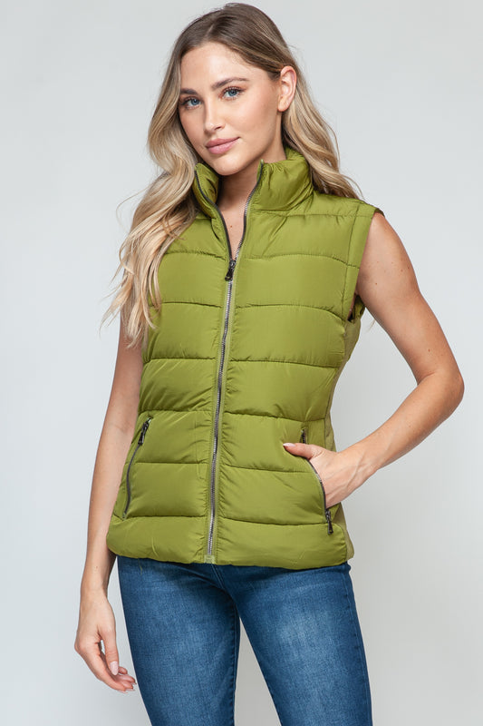 Lime Green Snobbish Puffer Vest