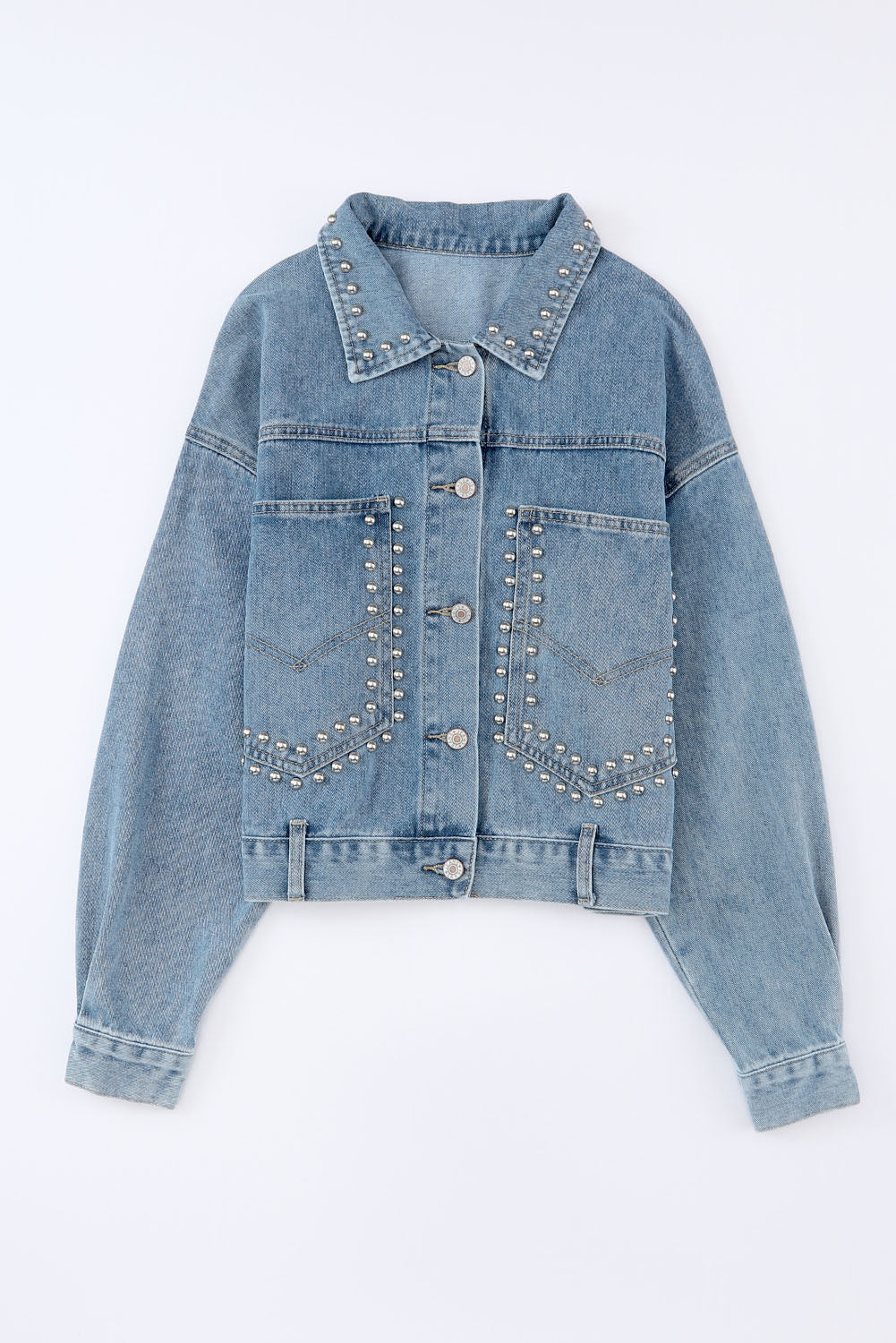 Rivet Studded Denim Jacket