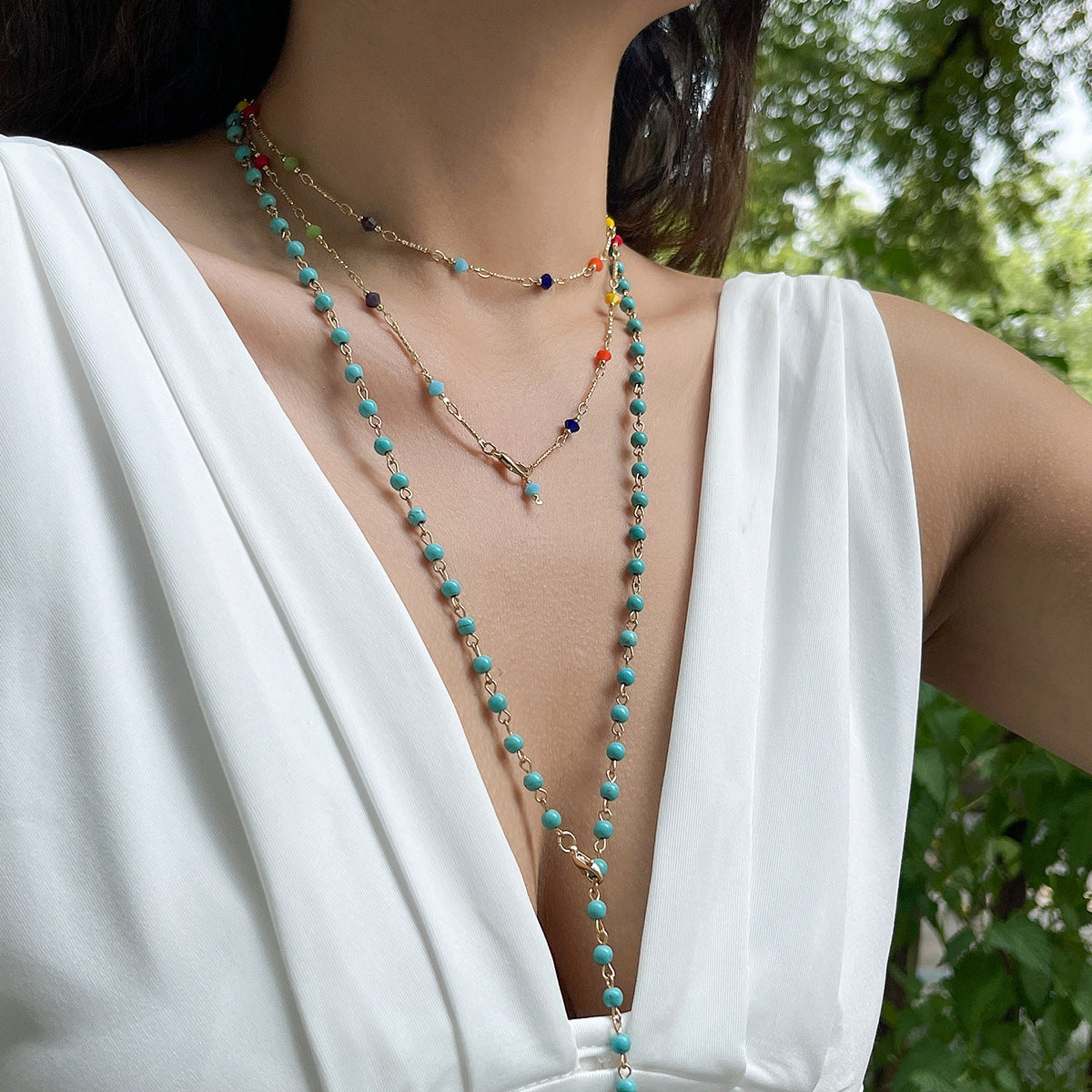 Delicate Y-shaped Chain Necklace