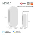 MOES Door & Window Security Sensor White Bazaar Mart
