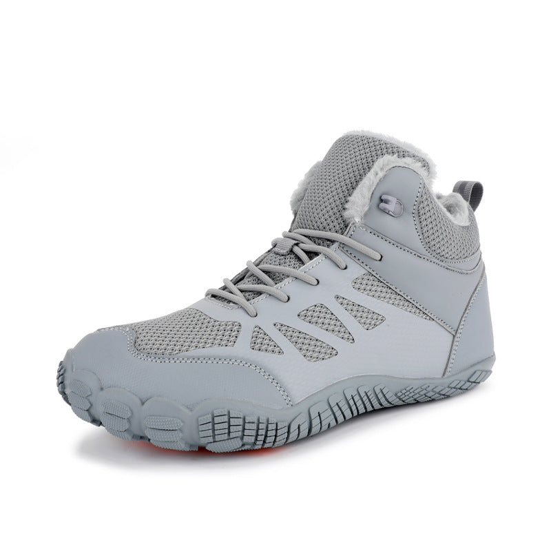 Breathable Five-Finger High Top Shoes – Casual Non-Slip Comfortable Sneakers Gray CJ Dropshipping Navy Athletic Shoes