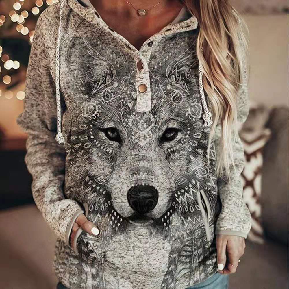 Women's Wolf Hoodie