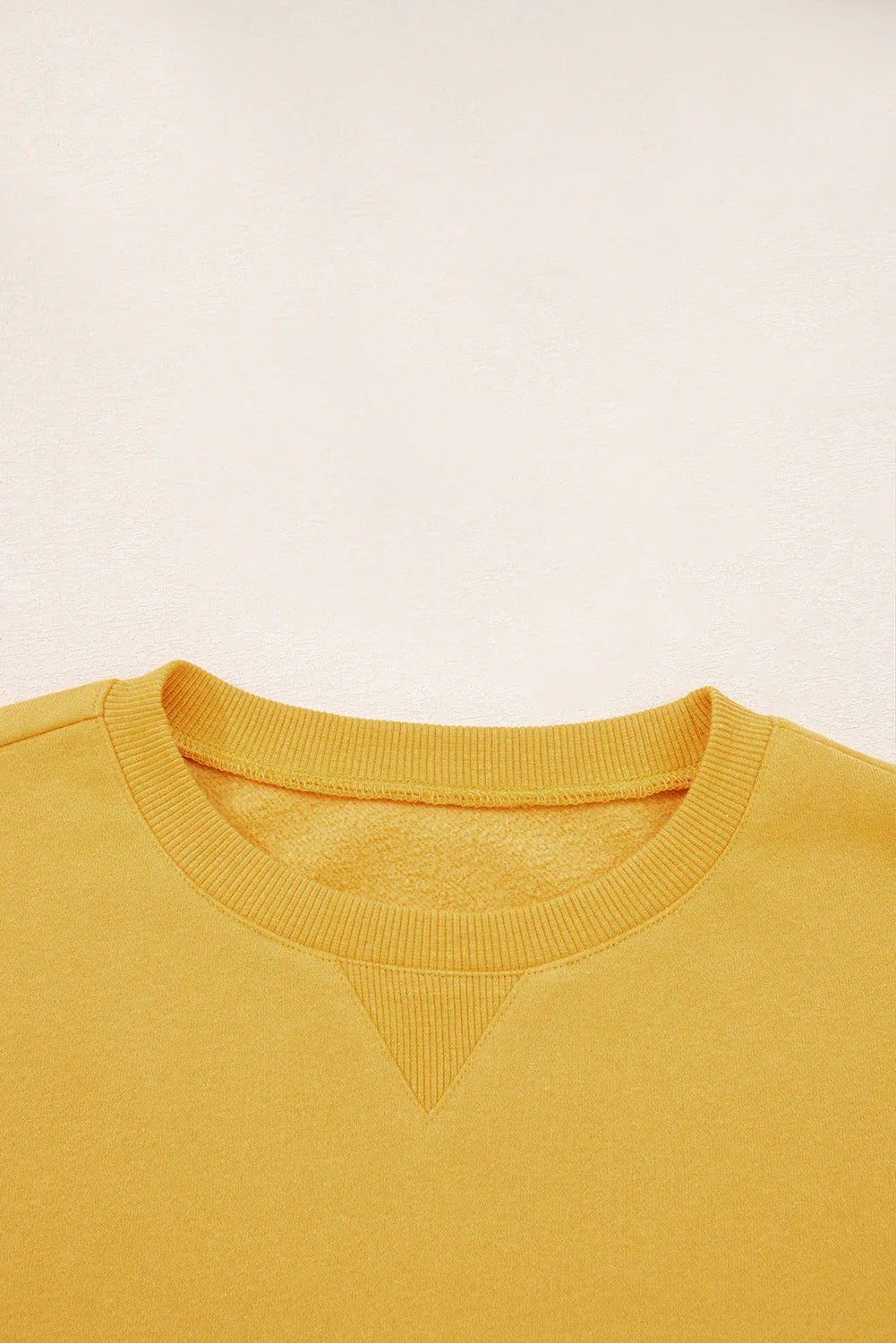 Citrus Pleated Balloon Sleeve Pullover Solid Sweatshirt Bazaare Mart Tops/Sweatshirts & Hoodies