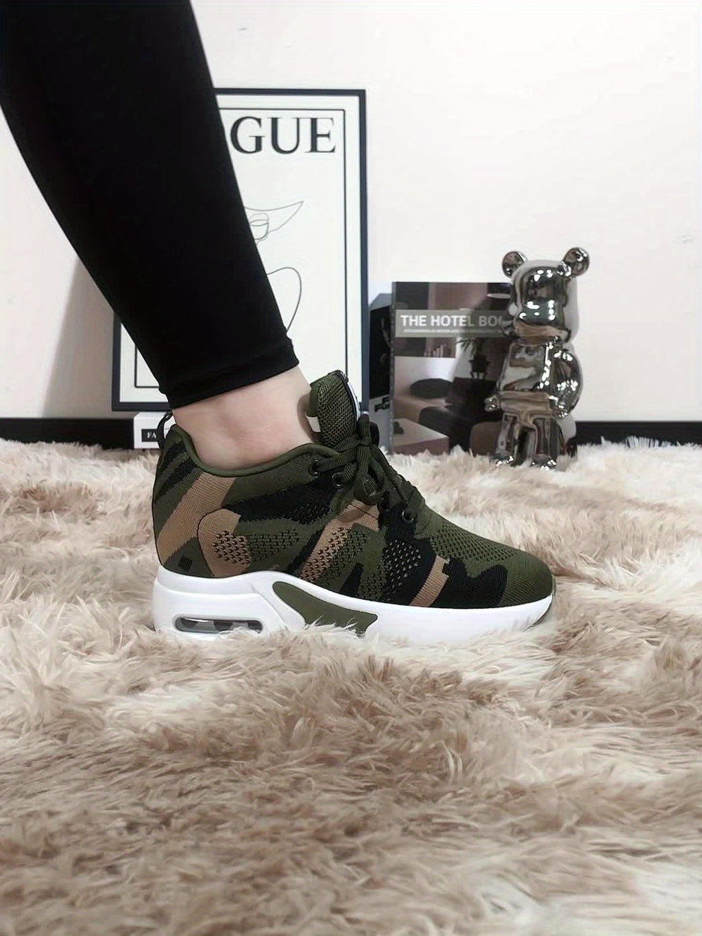 Women's Camo Breathable Mesh Sneakers