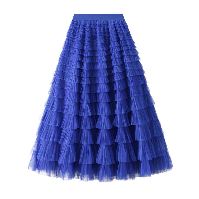 Blue Frilly Skirt