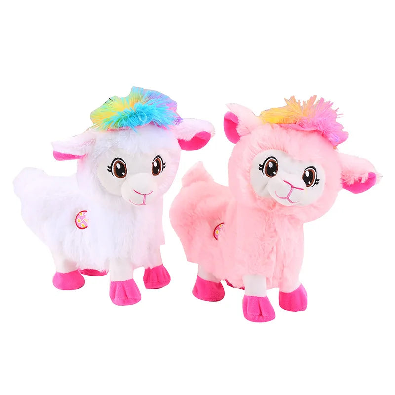 Plush Baby Musical Alpacas Pets