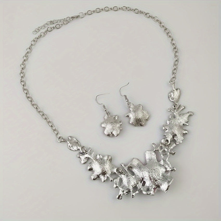 3pcs Vintage Floral Statement Jewelry