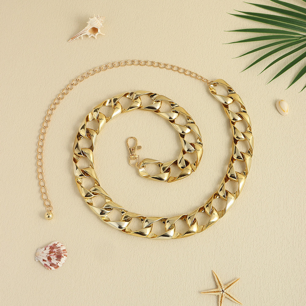 Large Waist Chain Belt Decorative Waist Chain
