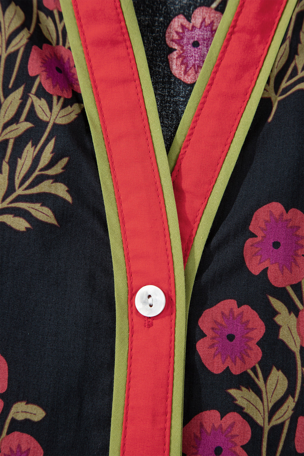 Black Retro Floral Belted Short Puff Sleeve Mini Dress Bazaare Mart Dresses/Floral Dresses