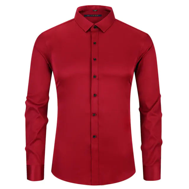 Anti-Wrinkle Men's Long Sleeve Shirt