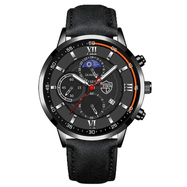 Men's Casual Leather Watch