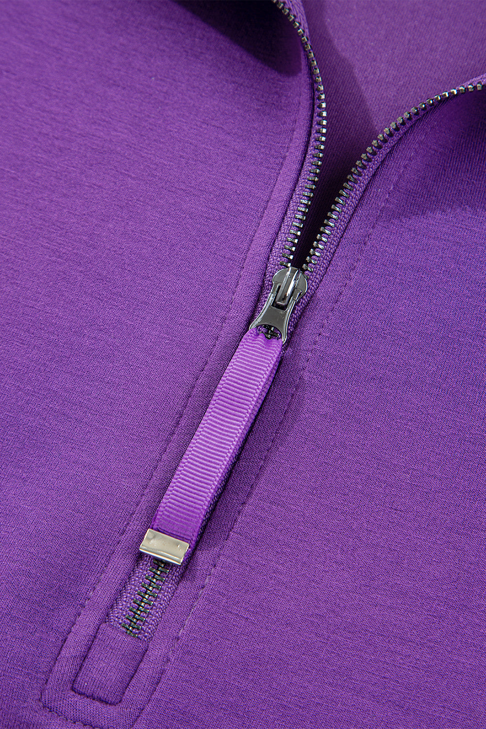 Wisteria Half Zip Sporty Pullover and Mini Skirt 2pc Outfit