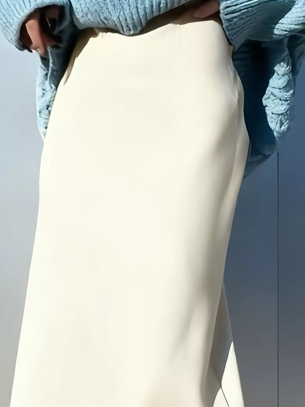 Suede Fringe Midi Skirt Trendsi Suede Fringe Midi Skirt