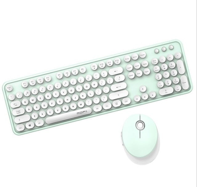 Candy Colored Wireless Keyboard/Mouse Set - Bazaare Mart