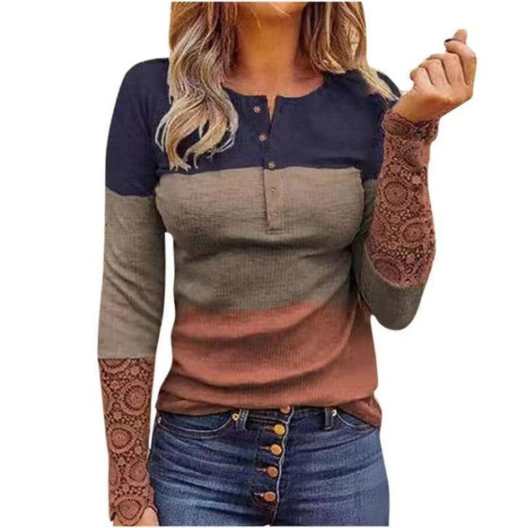 Long Sleeved Slim Fit Pullover Top