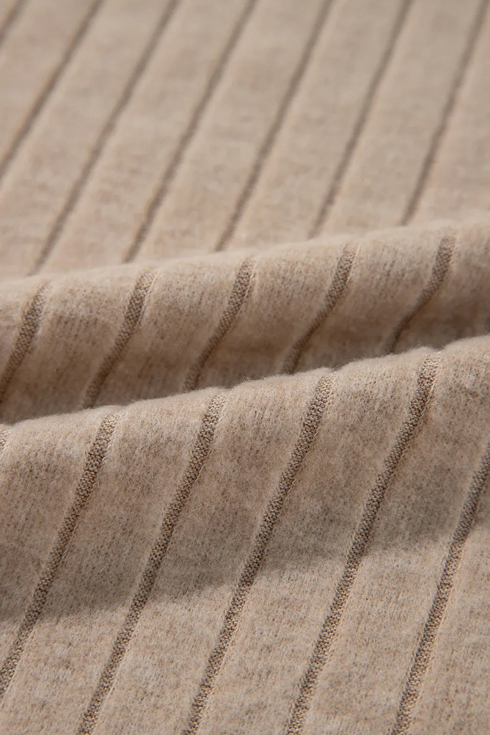 Parchment Floral Patchwork Long Sleeve Ribbed Blouse Bazaare Mart Tops/Blouses & Shirts