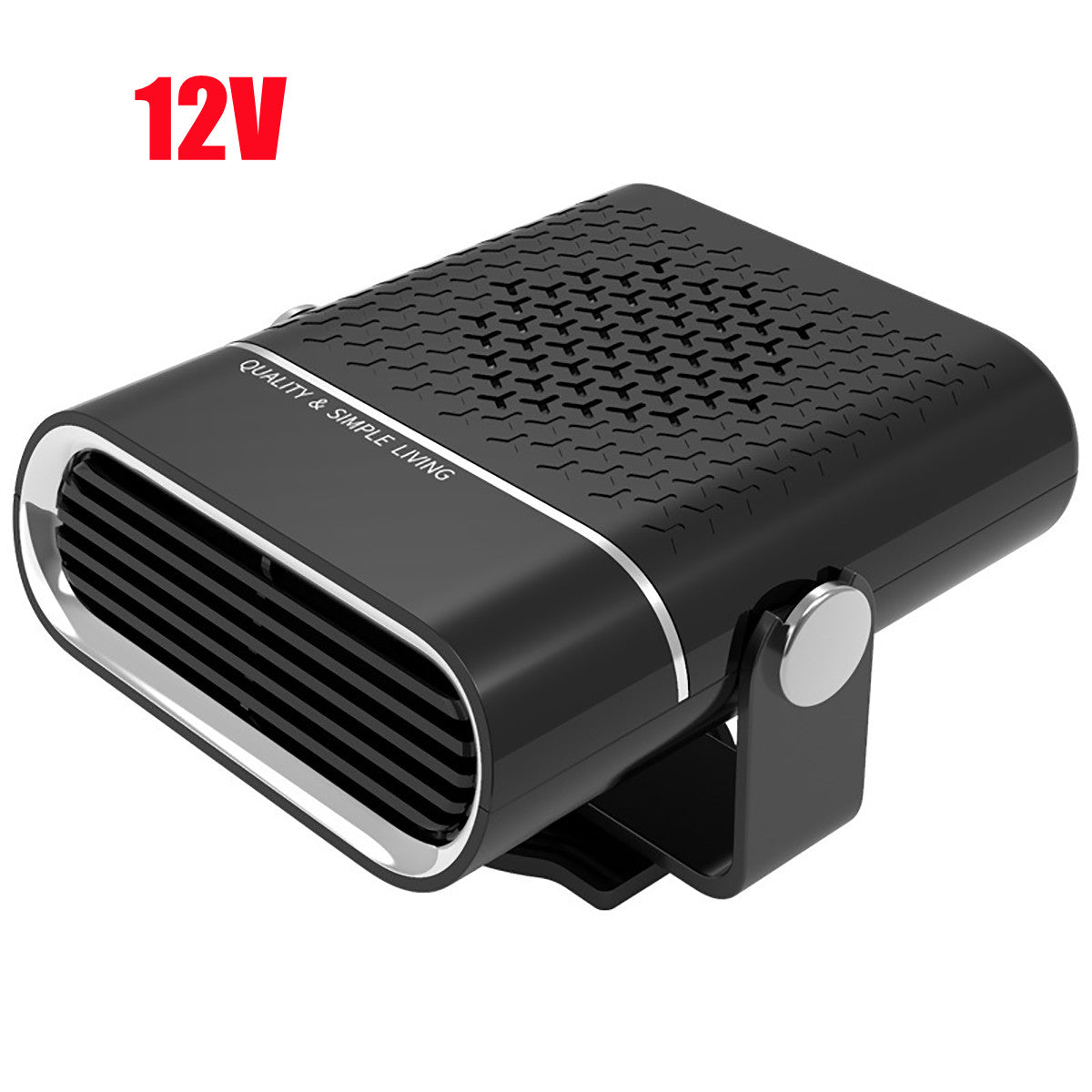 3 In 1 Black Mini Car Heater/Defogger/Defroster 