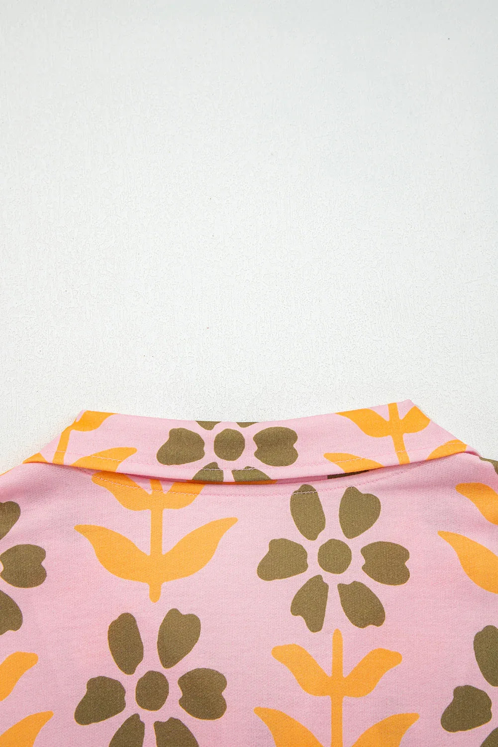 Pink Floral Long Sleeve Dress Bazaare Mart Dresses/Floral Dresses