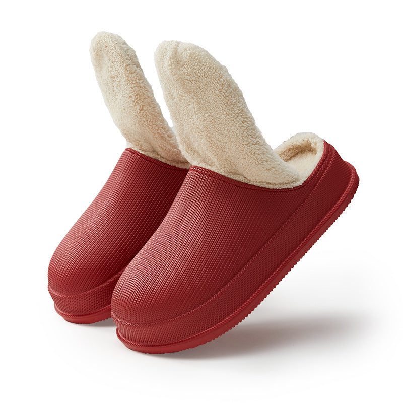Red Unisex Non-slip Waterproof Slippers