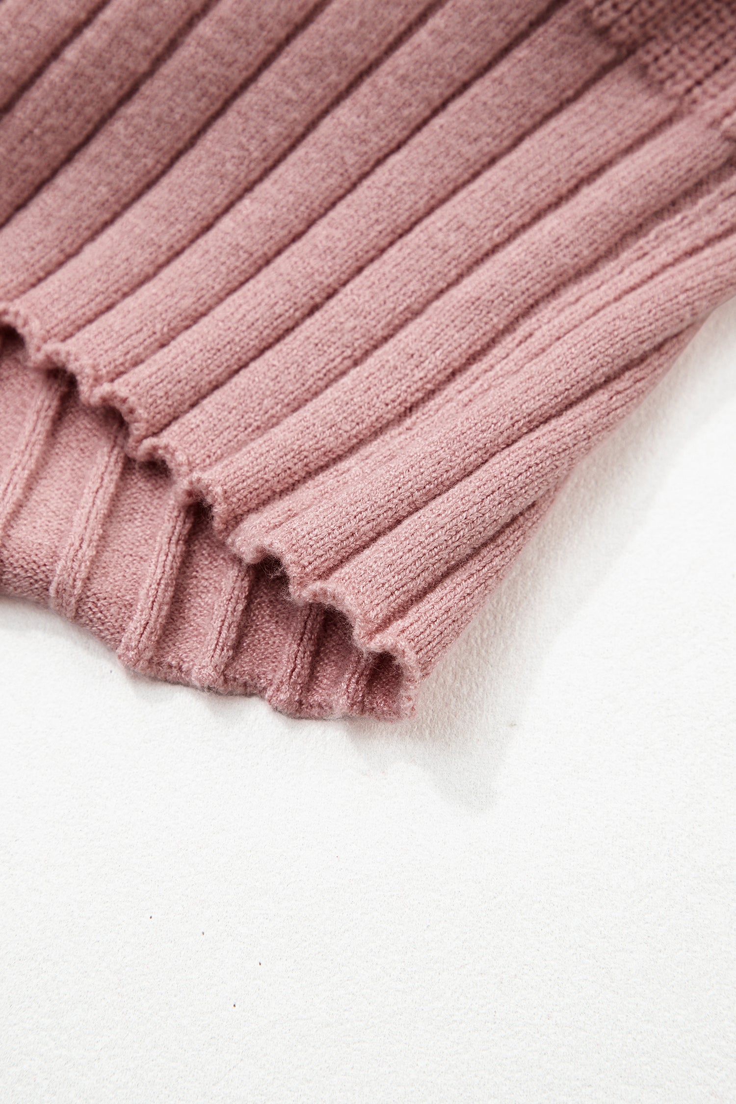 Mixed Texture Knit Button V Neck Cardigan Bazaare Mart Sweaters & Cardigans/Cardigans